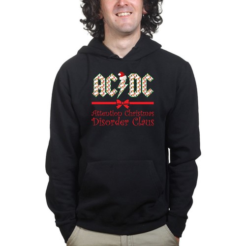AC DC Christmas Xmas Santa Claus Party Gift Hoodie | eBay