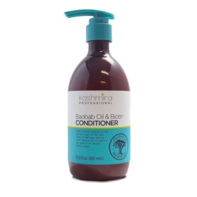 Kashmira Baobab Oil & Biotin Conditioner Protects Against Heat & Chemical Damage