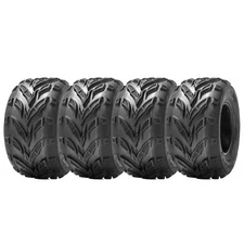 Set 4 16x8-7 ATV Tires 16x8x7 Heavy Duty 4PR Go Kart Mini Bike All Terrain Tires