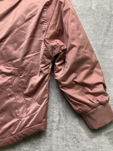 A New Day Pink Satin Full Zip Water Resistant Polyester Bomber Jacket XS (W500) - Picture 5 of 10