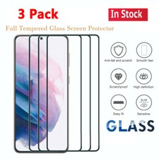 3-Pack Tempered Glass Screen Protector For Samsung S25 S24 S23 Ultra S22 S21 S20