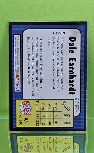 Dale Earnhardt maxx '91 collectors card. - Picture 5 of 5