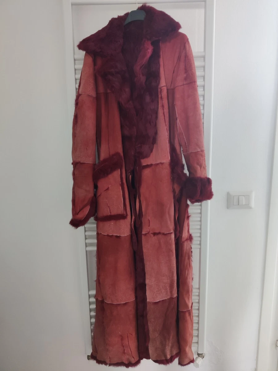 Cappotto invernale da donna in vera pelliccia di coniglio con cappuccio