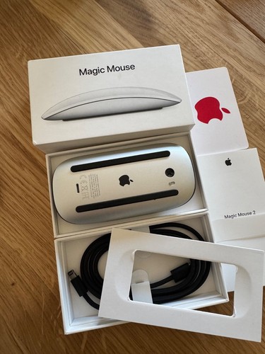  Apple Magic Mouse 2 Schwarz - Black Multi-Touch Oberfläche A1657 🖱️ - Bild 4 von 4