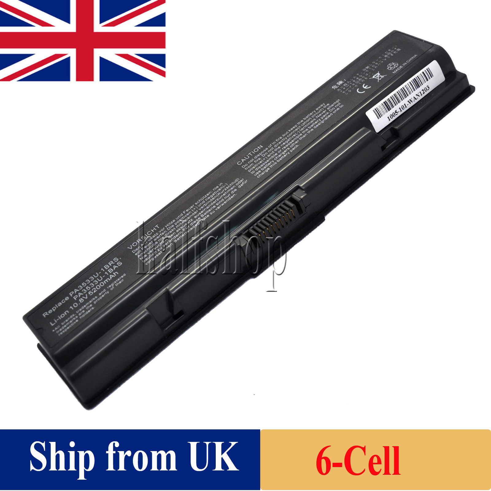 Battery for PA3534U-1BRS Toshiba Satellite A215 A215-S4697 A505-S6012 A505-S6016