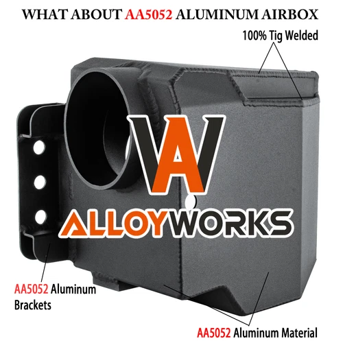 Aluminum Airbox Air Box Intake Fit Honda TRX250R TRX 250R PRO Black US - Picture 1 of 14