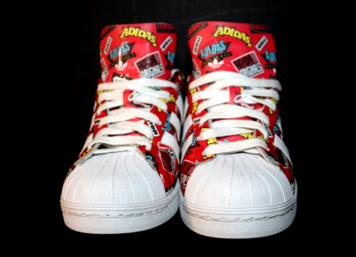 Adidas Originals x NIGO - Red Superstar NIGO Allover Print 