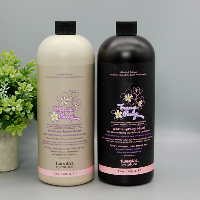 Tweak'd By Nature Frangi Pangi Shampoo & Conditioner 33.8 oz NOT