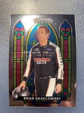 2020 Panini Prizm Racing Stained Glass Card BRAD KESELOWSKI