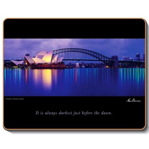 Sydney Australia Souvenir Iconic Scenes by KEN DUNCAN Set of 6 Drink Coaster - Picture 7 of 7