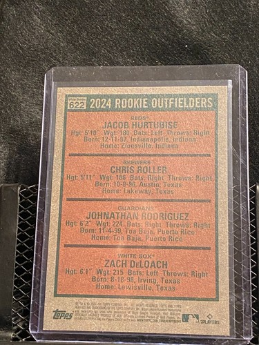 Hurtubise Rodríguez DeLoach Roller RC 2024 Topps Heritage High # Green #622 - Picture 2 of 2