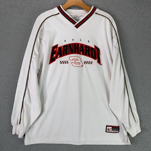 Vintage Dale Earnhardt Sweatshirt Adult Large White #3 Chase Authentics Nascar