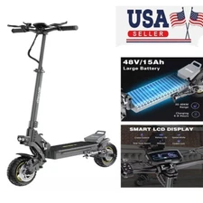 48V 15AH Electric Scooter, 700W Motorized Kick Scooter for Adults, 28mph Max