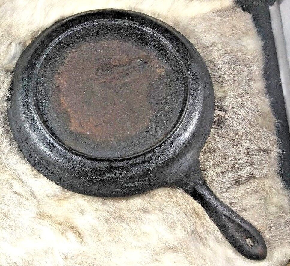 1800s 7 Gatemarked Cast Iron Griddle -  Portugal