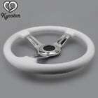 <!--F#f_0-->Universal Race Classic 14'' 350mm ABS Steering Wheel Chrome Spoke W/ Horn Button<!--F/-->