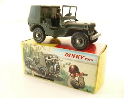 Boîte Vide Originale Dinky Toys France Pour Jeep Porte-Fusées SS10 - Référence 828, échelle 1:43