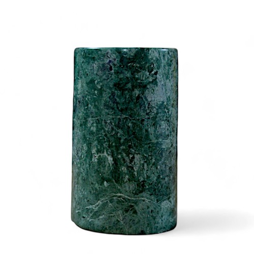 Vaso Portautensili in Marmo Verde Arredamento Casa Interior Design Art H 13cm - Photo 4 sur 4