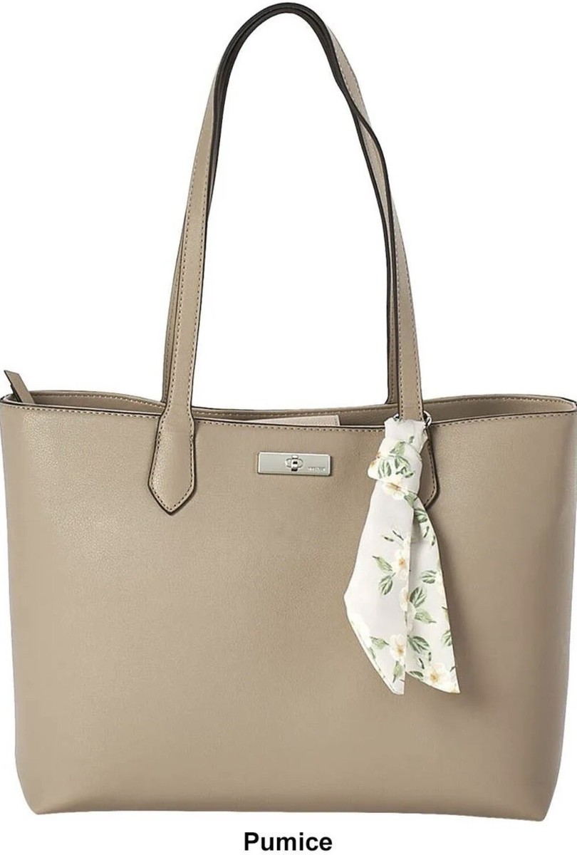 (取寄) ナインウエスト レディース  Nine West women Gergia Light Natural Satin 110 NEW Nine West Women Pumice Harmon Handbag Tote NYM537024 | eBay
