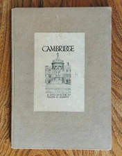 Cambridge - a sketch-book by Walter M. Keesey 1913 "Artist's Sketch Book" Series