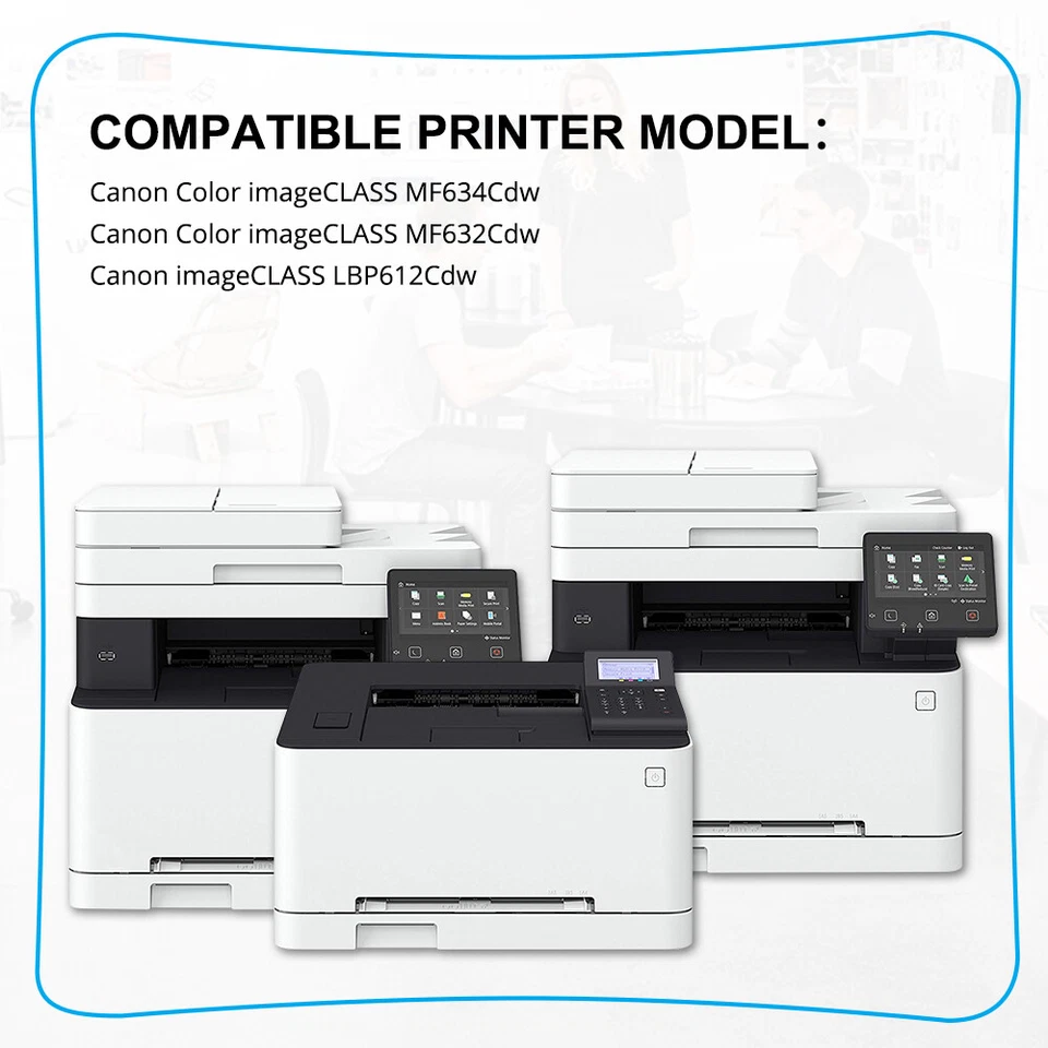 4PACK 045H Toner For Canon 045 H ImageCLASS 1246C001 MF634Cdw MF632Cdw LBP612Cdw - Image 4 of 4