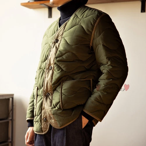 Chaqueta Forradora Red Tornado M-65 Invierno Para Hombre Abrigo Acolchado Verde Ejército - Imagen 9 de 19