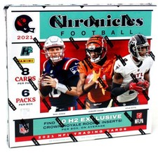2021 PANINI CHRONICLES FOOTBALL H2 20 BOX CASE BLOWOUT CARDS