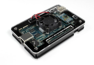 Zebra Pine64 Slim Case with Fan ~ Black Ice ~ C4Labs