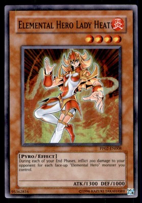 Yu-Gi-Oh! Elemental Hero Lady Heat #PP02-EN008 Light Play
