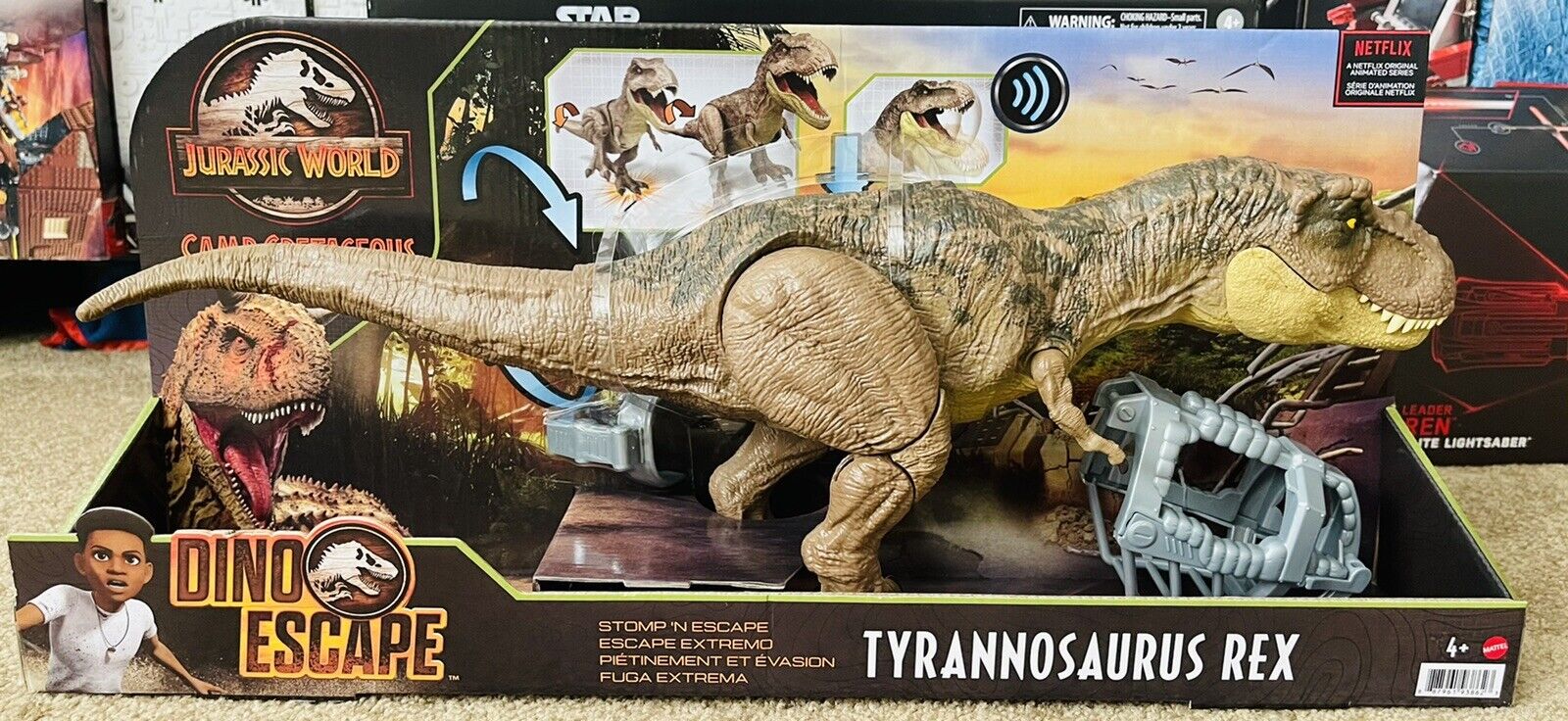 Dinossauro Tyrannosaurus Rex - Fuga Extrema - Jurassic World