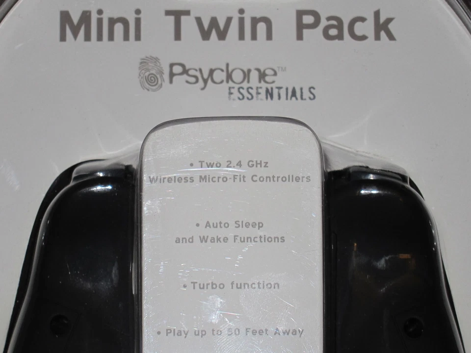 PSYCLONE WIRELESS TWIN PACK FOR PLAYSTATION 2 PS2 MODEL PSY9604 NEW SEALED RARE - Image 4 of 4