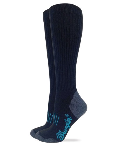 Wrangler Ladies Ultra Dri Compression Seamless Toe Tall Boot Socks 1 Pair Pack - Picture 5 of 7