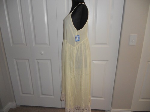 ABITO MIDI NUOVO CON ETICHETTE FREE PEOPLE EASY BREEZY ALL'UNCINETTO GIALLO LIMONE TAGLIA SMALL & MEDI - Foto 6 di 24