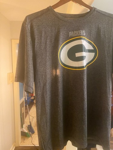 Green Bay Packer Dry Fit T-Shirt Never Worn Size XL Majestic Brand - Picture 1 of 2