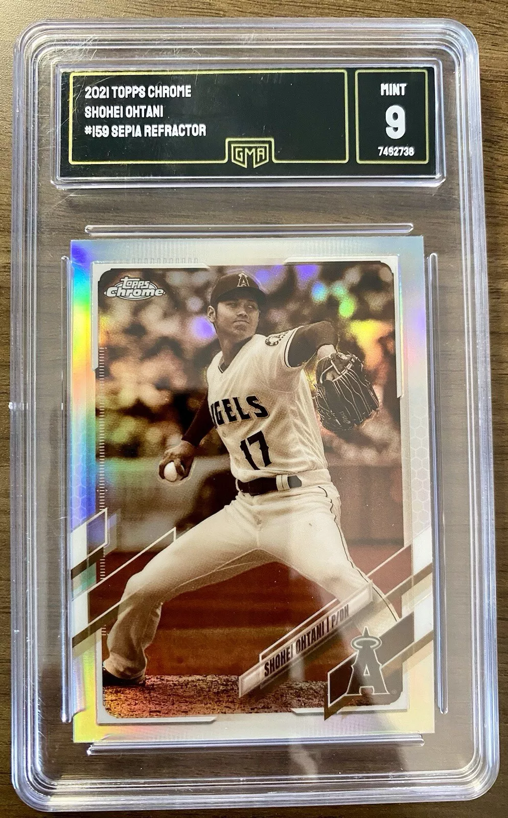 Shohei Ohtani trading card