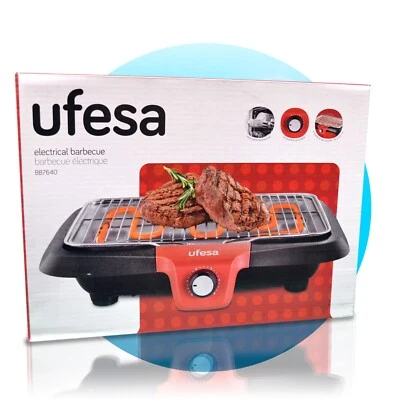 Grillpfanne UFESA BB7640 2300W Tischgrill Barbeque Balkongrill Grill