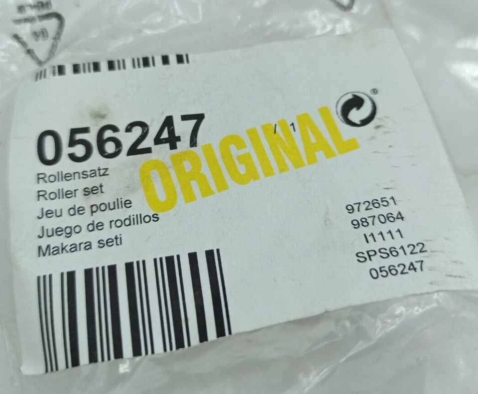 Bosch Laufrollen Set oben 00056247 Korbführungsschiene Oberkorb Geschirrspüler - Bild 3 von 3