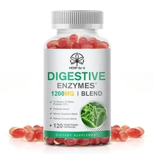 Digestive Enzymes Caps Prebiotic & Probiotics Constipation Bloating Relief Pills