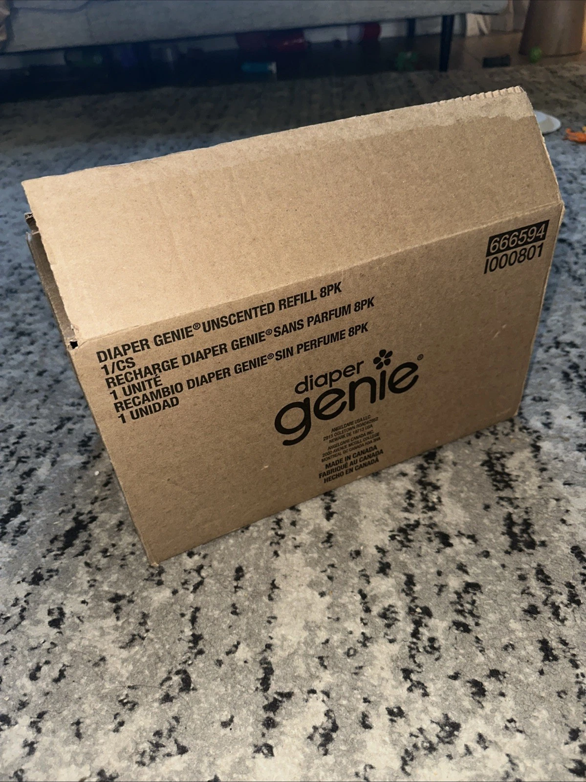 Diaper Genie Newborn 8-Pack Refills Unscented Max Odor Control