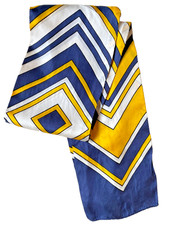 Vintage Double Sided Silk Scarf 14cm x 110cm Scarf 301125