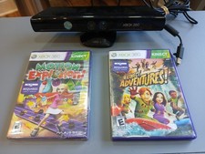 Microsoft Xbox 360 Kinect Sensor with 2 Games...