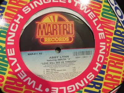 ABBY LYNN  '' LOVE WILL SEE US THROUGH ''   12'' MAXI-SINGLE