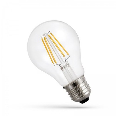 Spectrum LED Filament Leuchtmittel A60 Birne 7W E27 klar 930lm Neutralweiß 4000K