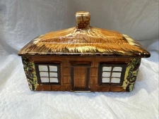 Vintage Price Kensington Cottage Ware Tea Caddy Butter / Cheese Dish Canister