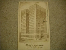 Vintage  Hotel Sylvania, Philadelphia. PA  Postcard~ 1930's