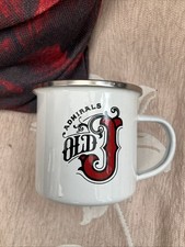 Admirals Old J Rum Enamel Cup Brand New