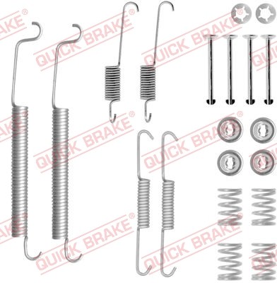 1X Quick Brake 105-0756 ZubehöRsatz Bremsbacken FüR Renault Peugeot-image