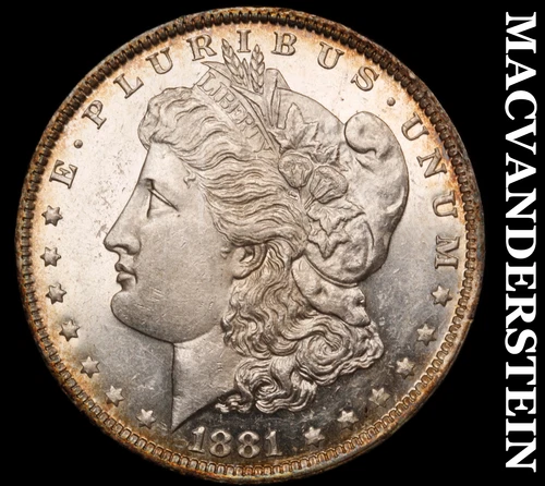 1881-O Morgan Dollar - Scarce  Uncirculated  Proof-Like  Lustrous  #i6889