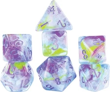 SDZ0009-03 Sirius Dice RPG Dice Set (7): Watercolors