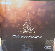 Christmas String Lights 500 LED With Remote  Timer Indoor/Outdoor Use Multi