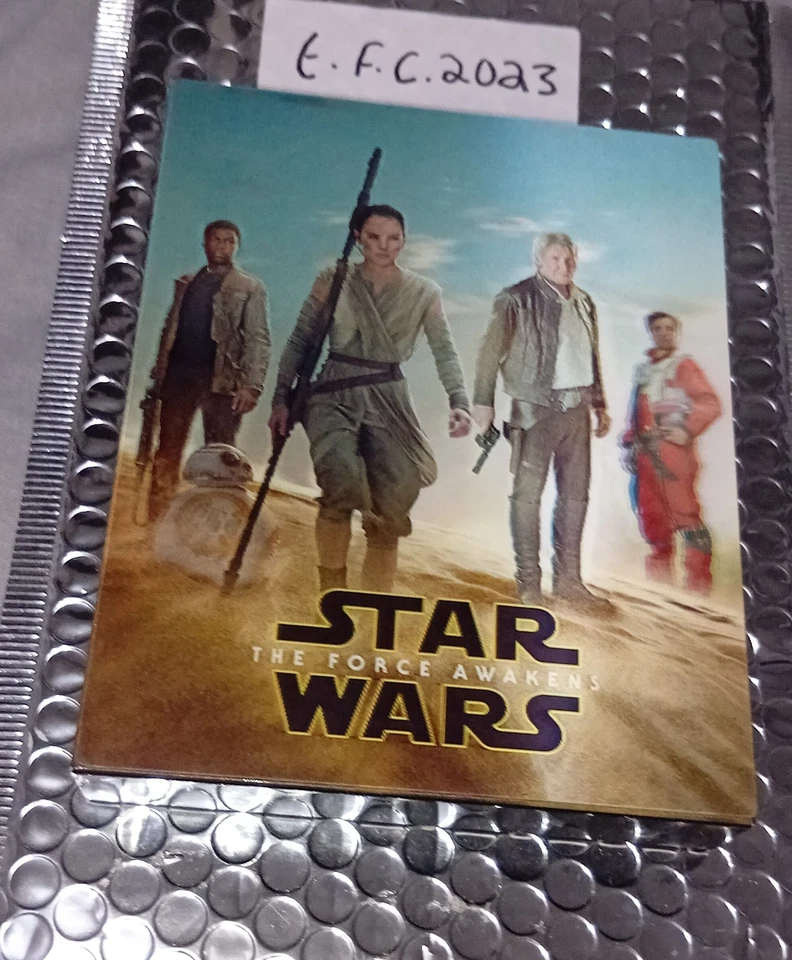 Star Wars Episode 7 The Force Awakens Lenticular Steelbook/3 discs/booklet - Image 3 of 4